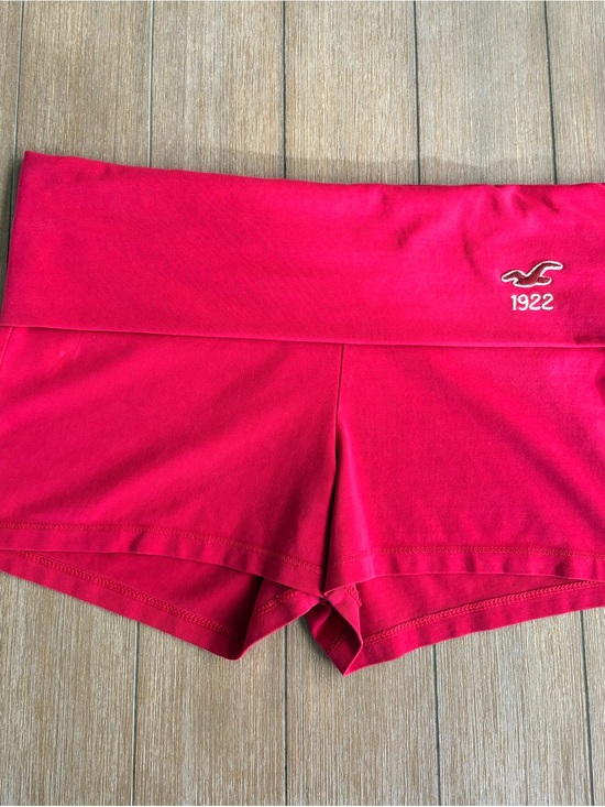 Hollister Other - ✨Hollister Bright Pink Fold-Over Waist Shorts✨